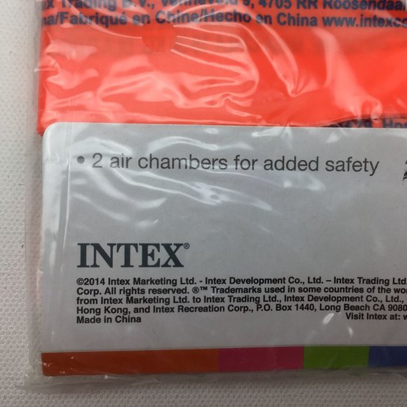 Intex Arm Band Pool Floaties Bright Orange 3-6 Years Swim Safety 2 Ari Chambers - Picture 6 of 8